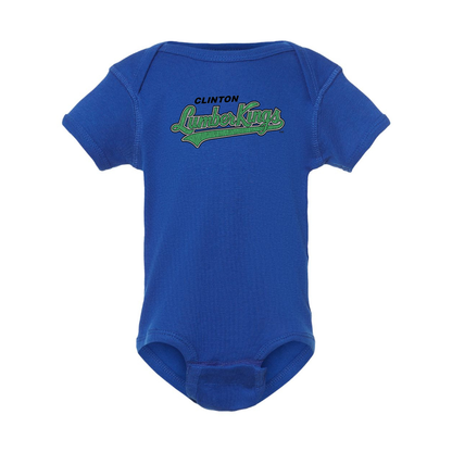 Clinton LumberKings   Logo Baby Onesie Romper