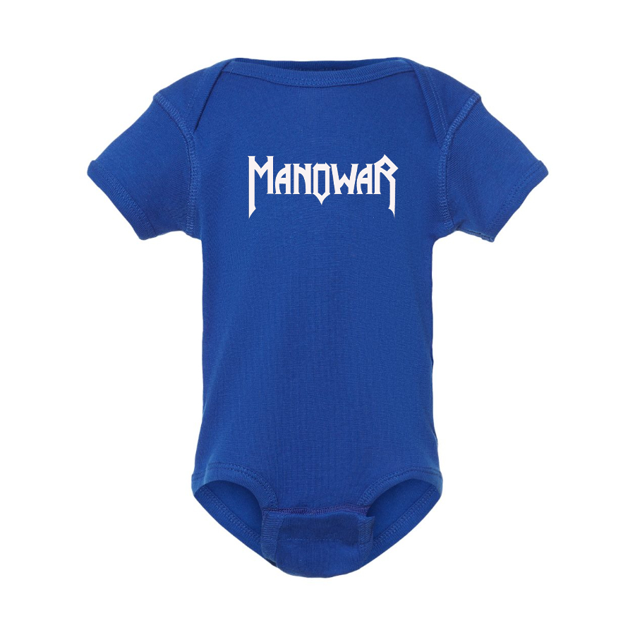 Manowar Logo Baby Onesie Romper