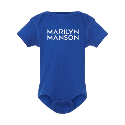 Marilyn Manson Logo Baby Onesie Romper