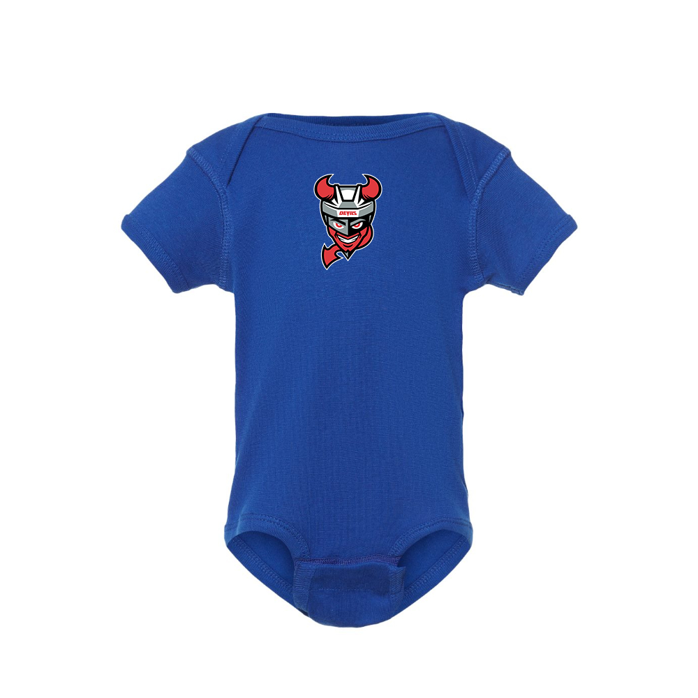 Binghamton Devils Logo Baby Romper Onesie