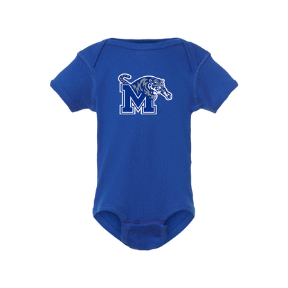 Memphis Tigers Logo Baby Romper Onesie