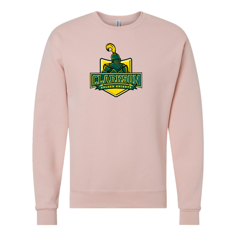 Men's Clarkson Golden Knights JERZEES NuBlend Crewneck Sweatshirt