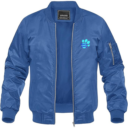 Men's Blues Clues Logo Lightweight Bomber Jacket Windbreaker Softshell Varsity Jacket Coat