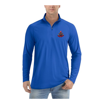 Men's Spider-Man 2025  Lightweight Quarter-Zip Athletic Shirt Long Sleeve Performance Wear