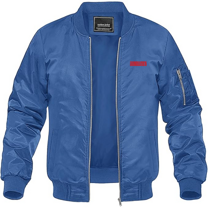 Men's Soundgarden Logo Lightweight Bomber Jacket Windbreaker Softshell Varsity Jacket Coat