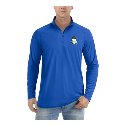 Men's Santos Laguna Soccer  Lightweight Quarter-Zip Athletic Shirt Long Sleeve Performance Wear