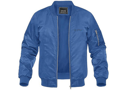 Men's La Tamise Logo Lightweight Bomber Jacket Windbreaker Softshell Varsity Jacket Coat