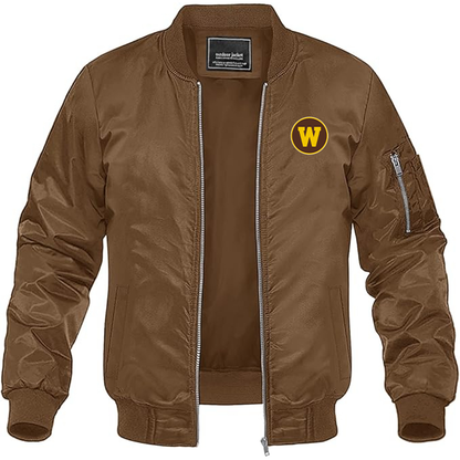 Men's Western Michigan Broncos Lightweight Bomber Jacket - Brown