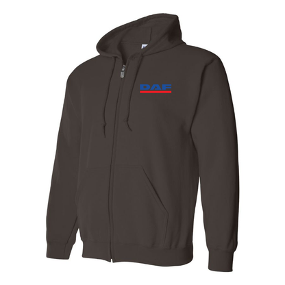 Men's DAF Logo Zipper Hoodie
