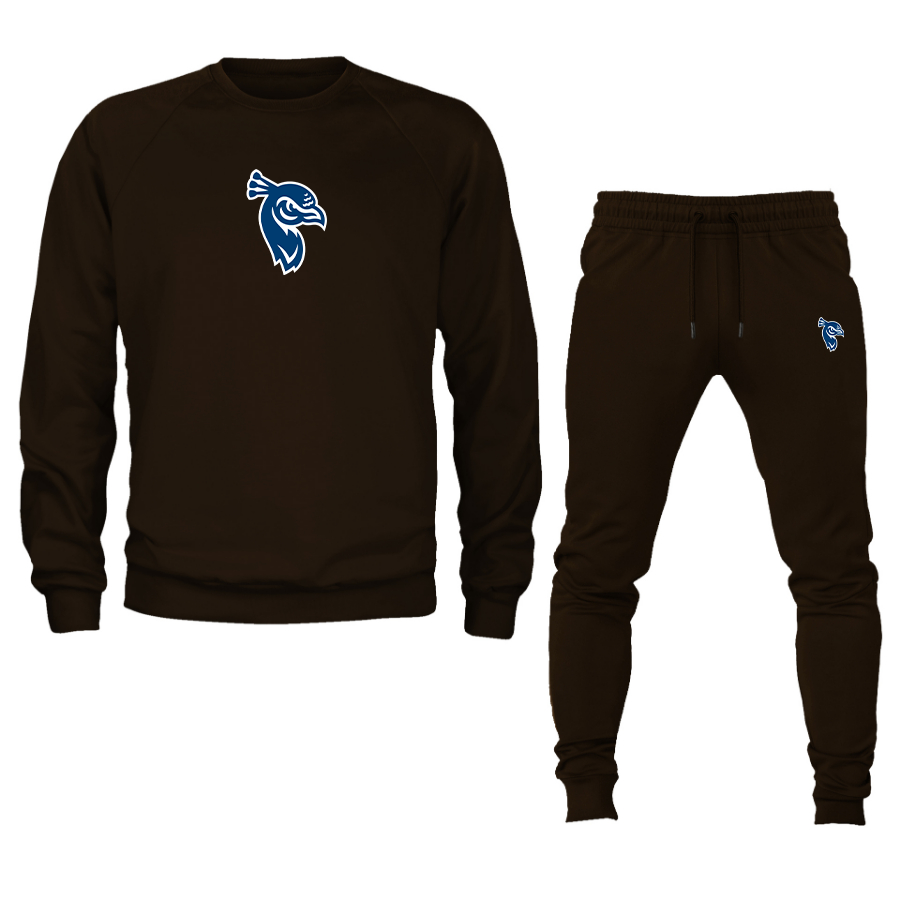 Men's Saint Peters Peacocks Logo Crewneck Sweatshirt Joggers Suit