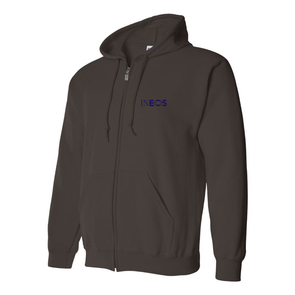 Men's INEOS Logo Zipper Hoodie
