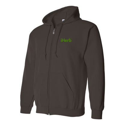 Men's iHerb Logo Zipper Hoodie