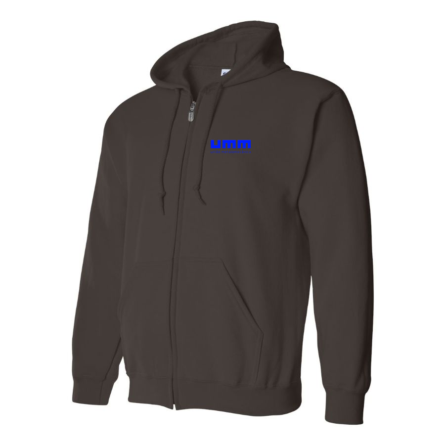 Men's UMM Logo Zipper Hoodie