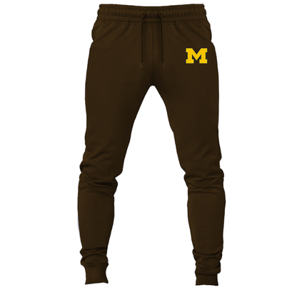 Men's Michigan Wolverines Logo Joggers Sweatpants