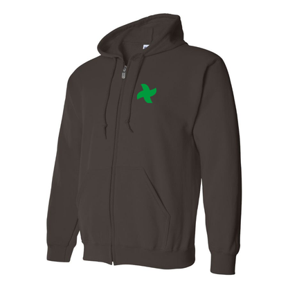 Men's Thermomix Screw Logo  Zipper Hoodie