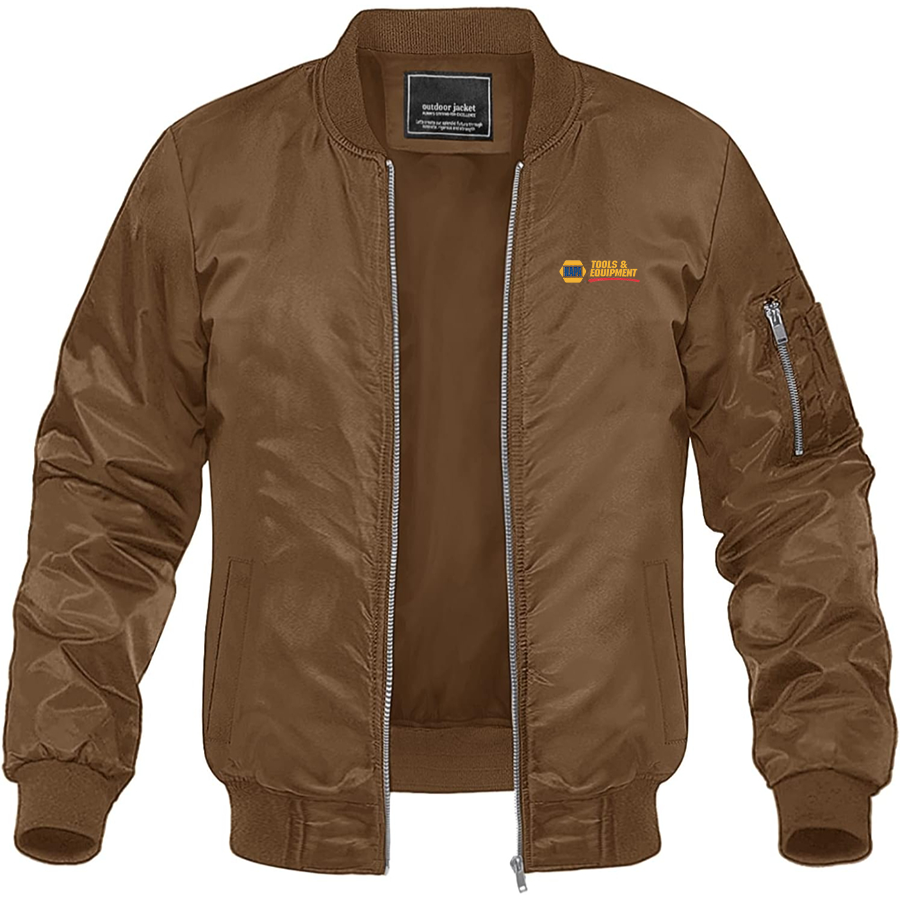 Men's Napa Tools & Equipment  Logo Lightweight Bomber Jacket Windbreaker Softshell Varsity Jacket Coat