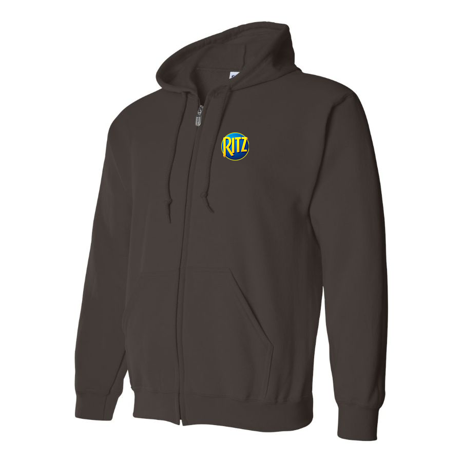 Men's Ritz Crackers Logo Zipper Hoodie