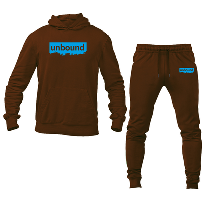 Men's Unbound Live Logo Hoodie Joggers Set