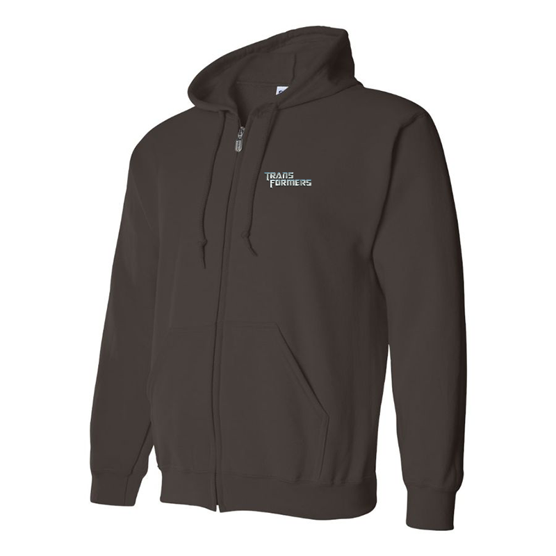 Men's Transformers Logo Zipper Hoodie