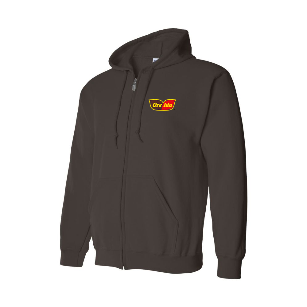 Men's Ore Ida Logo Zipper Hoodie