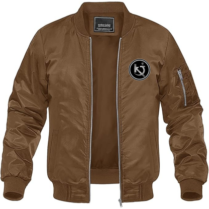 Men's Killing Joke Logo Lightweight Bomber Jacket Windbreaker Softshell Varsity Jacket Coat