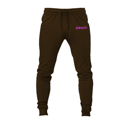 Men's Peach Aviation Logo Joggers Sweatpants