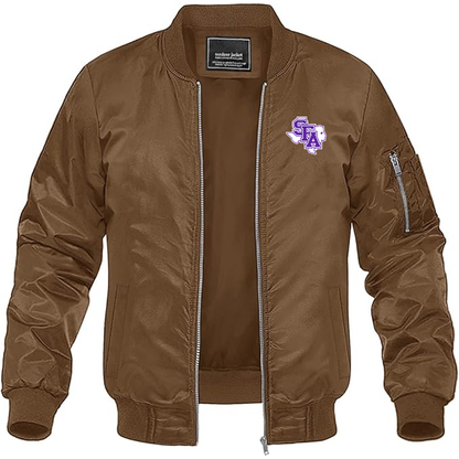 Men's Stephen F. Austin Lumberjacks Lightweight Bomber Jacket - Brown