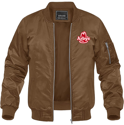 Men's Arbys Lightweight Bomber Jacket - Brown