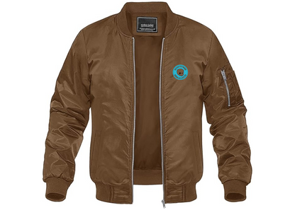 Men's Beavertown Brewery Lightweight Bomber Jacket Windbreaker Softshell Varsity Jacket Coat