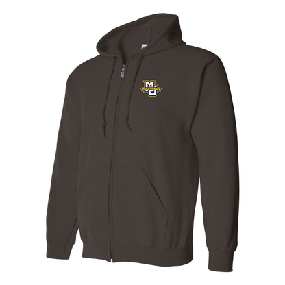 Men's Marquette Golden Eagles Logo Zipper Hoodie