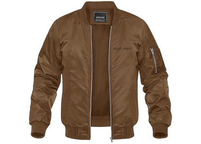 Men's Fleet Foxes Logo Lightweight Bomber Jacket Windbreaker Softshell Varsity Jacket Coat