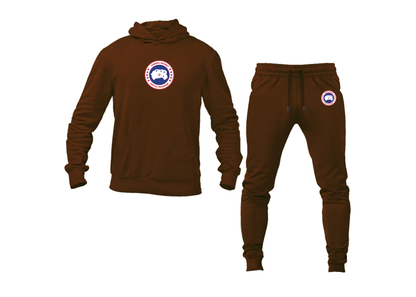 Men's Canada Goose Logo Hoodie Joggers Set