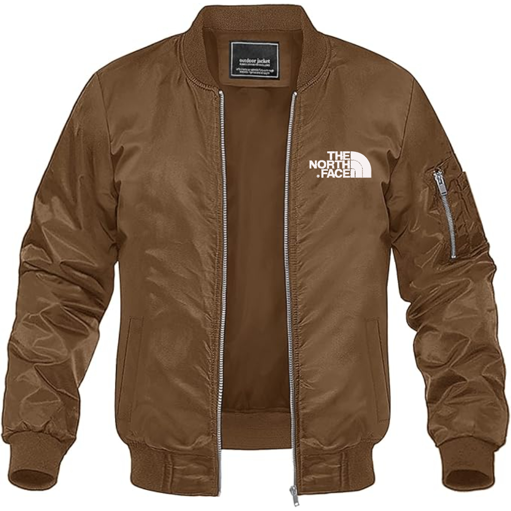 Men's The North Face Black Logo white Lightweight Bomber Jacket Windbreaker Softshell Varsity Jacket Coat