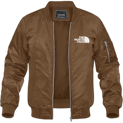 Men's The North Face Black Logo white Lightweight Bomber Jacket Windbreaker Softshell Varsity Jacket Coat