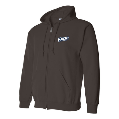 Men's Extra Gum Logo Zipper Hoodie
