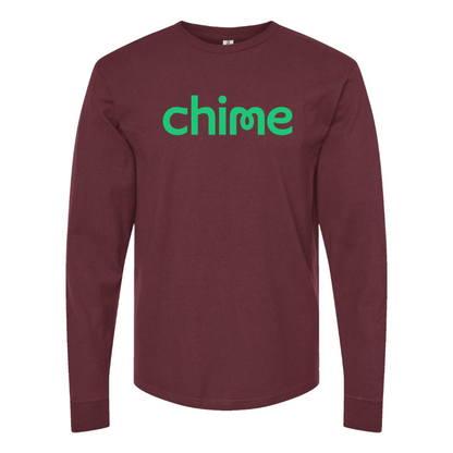 Men's Chime Logo Cotton Long Sleeve T-Shirt