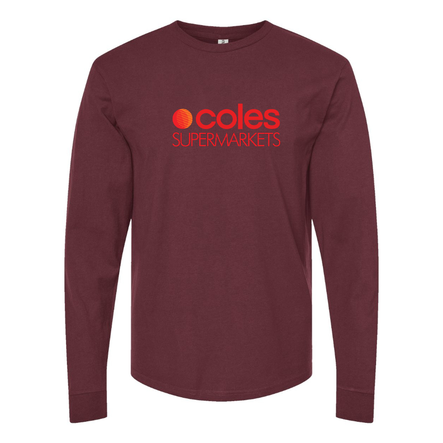 Men's Coles Supermarket Long Sleeve T-Shirt