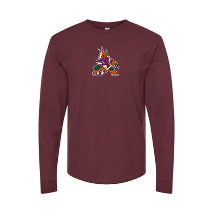 Men's Arizona Coyotes Logo Long Sleeve T-Shirt