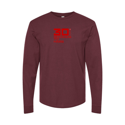 Men's 30 Seconds To Mars Logo Long Sleeve T-Shirt
