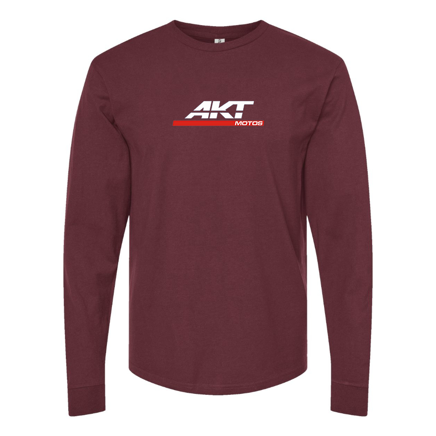 Men's AKT Logo Cotton Long Sleeve T-Shirt
