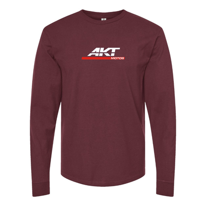 Men's AKT Logo Cotton Long Sleeve T-Shirt