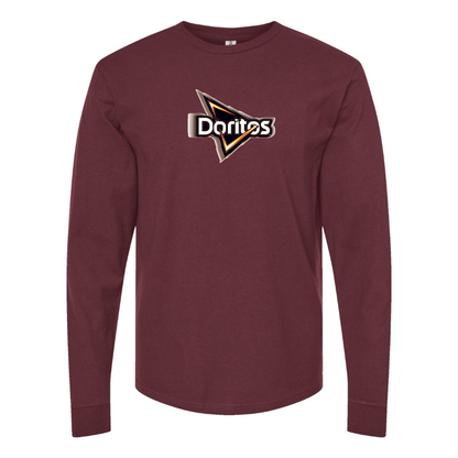 Men's Doritos Logo Cotton Long Sleeve T-Shirt