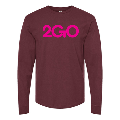 Men's  2GO Logo Cotton Long Sleeve T-Shirt