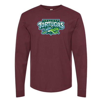 Men's Daytona Tortugas Logo Cotton Long Sleeve T-Shirt