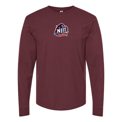 Men's NJIT Highlanders Logo  Cotton Long Sleeve T-Shirt