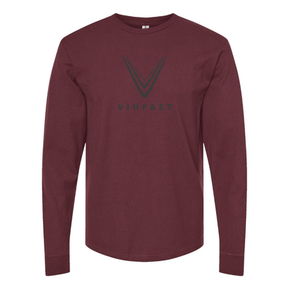 Men's VinFast Logo Cotton Long Sleeve T-Shirt