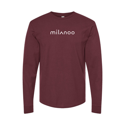 Men's Milanoo Logo Long Sleeve T-Shirt