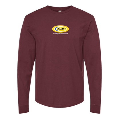 Men's Adam Motors  Logo Cotton Long Sleeve T-Shirt
