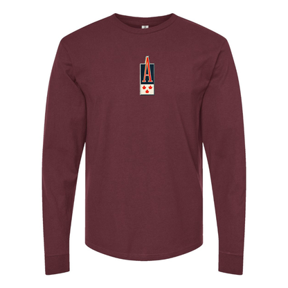 Men's Acadian Logo Cotton Long Sleeve T-Shirt