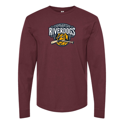 Men's Charleston RiverDogs Logo Cotton Long Sleeve T-Shirt